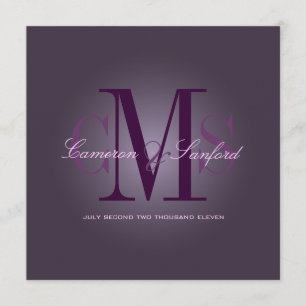 Convites PixDezines Moderno + sofisticado/plum