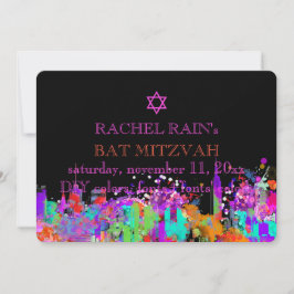 Convites PixDezines NYC bar/bat mitzvah urbano
