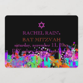 Convites PixDezines NYC bar/bat mitzvah urbano