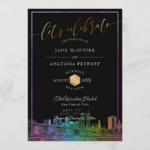 PixDezines NYC - Cores do Skyline/Rainbow