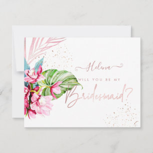Convites PixDezines Orchid Isle Vai... Bridesmaid