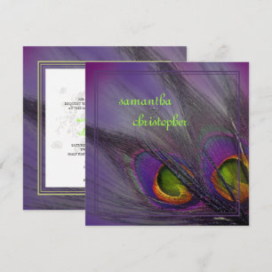 Convites PixDezines Psychedelic Peacock, Personalize-O!