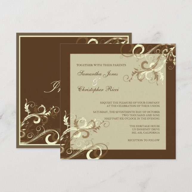 Convites PixDezines REDEMOINHOS DE BAUNILHA / CAFÉ COM LEIT (Frente/Verso)