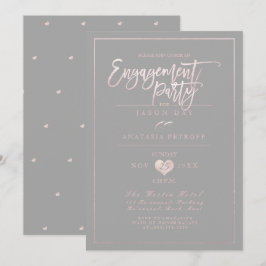 Convites PixDezines Rosa Blush + DIY Cor/Festa de Engajamen