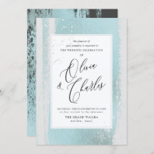 PixDezines Shine, Blue Watercolor+Faux Metálico