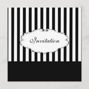 Convites PixDezines Tabelas simples pretas + brancas/zebra