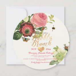 Convites PixDezines Vintage Brunch+Borracha