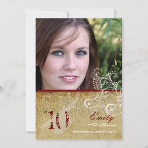 Convites PixDezines Vintage/Grunge/Swirls/Damask