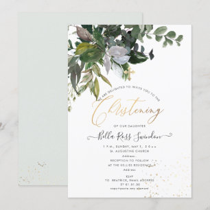 Convites PixDezines Watercolor Greenery