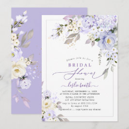 Convites PixDezinesH2 Rosa de Hydrangea roxa