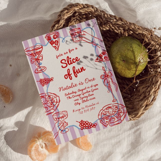 Convites Pizza 1rua E Pedra Escrita De Noite Divertido (Criador carregado)