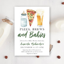 Pizza, Cervejas e Bebês - Chá de Bebê
