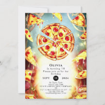 Pizza de Crianças Magnéticas - Aniversário