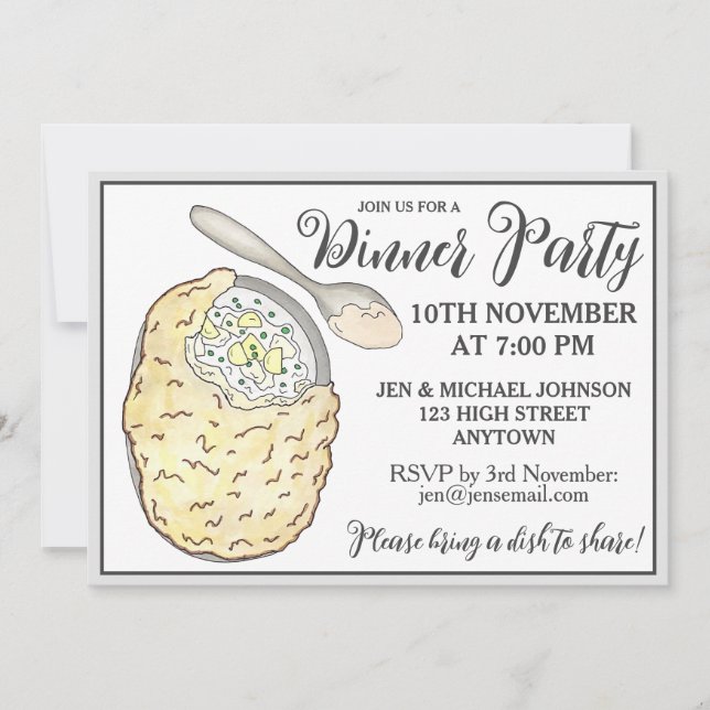 Convites Pizza de Peixe de Pescador Britânico - Cuisine de  (Frente)