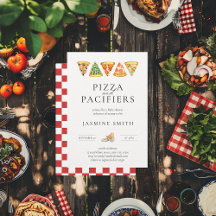 Pizza e Chá de fraldas de Pacificadores