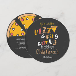 Convites Pizza E Partido Pajama