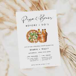 Convites Pizza e pintas antes que eu faça o Janto de ensaio