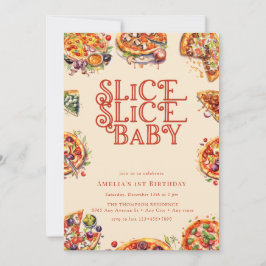 Convites Pizza | Fatia | PRIMEIROS ANIVERSARIOS