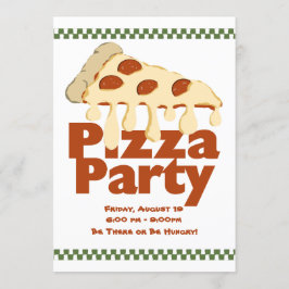 Convites Pizza Party