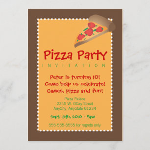 Convites Pizza Party