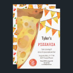 Convites Pizza Party Kids Watercolor Aniversário<br><div class="desc">Pizza Party Kids Watercolor Convite para Aniversário. www.SamAnnDesigns.com</div>