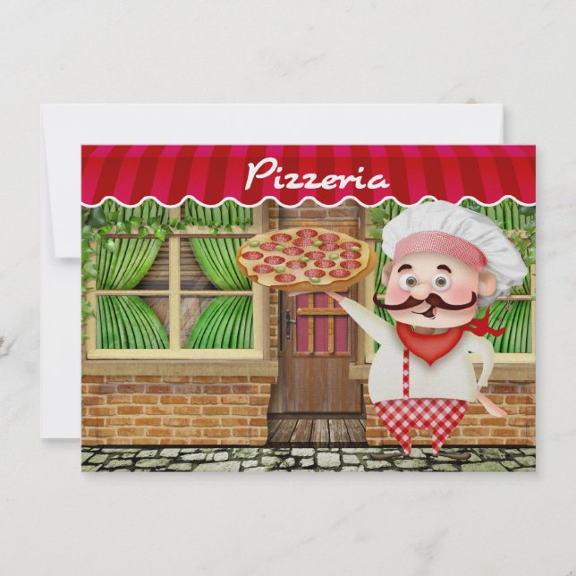 Convites Pizza Party - SRF (Frente)