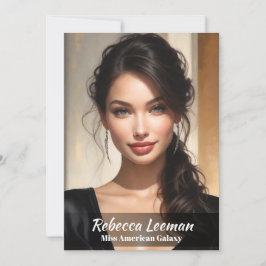 Convites Placa Automática de Pageant Fade Onyx