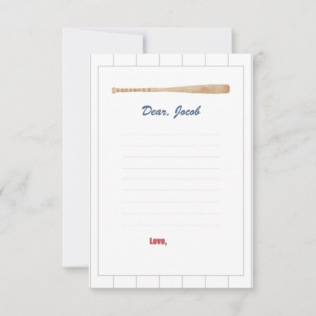 Convites Placa Cápsula de Tempo de Baseball (Frente)