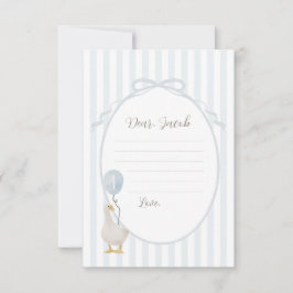 Convites Placa Cápsula Tempo Ganso do Bobo Azul