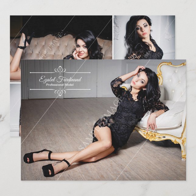 Convites Placa Comp de Modelagem (Frente/Verso)