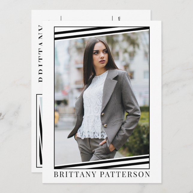 Convites Placa Comp de Modelagem | 2 Foto 2 Lado 5,5x7,5 (Frente/Verso)