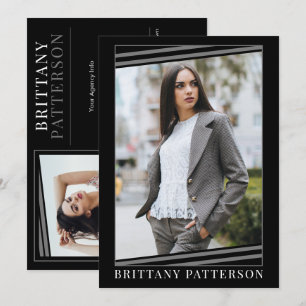 Convites Placa Comp de Modelagem  2 Foto 2 Lado 5 x 7