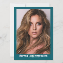 Convites Placa Comp de Modelagem Malibu 5 | Lado Duplo