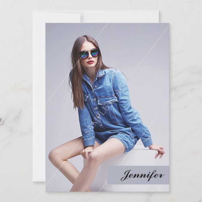 Convites Placa Comp Imprimível do MOdeling (Frente)