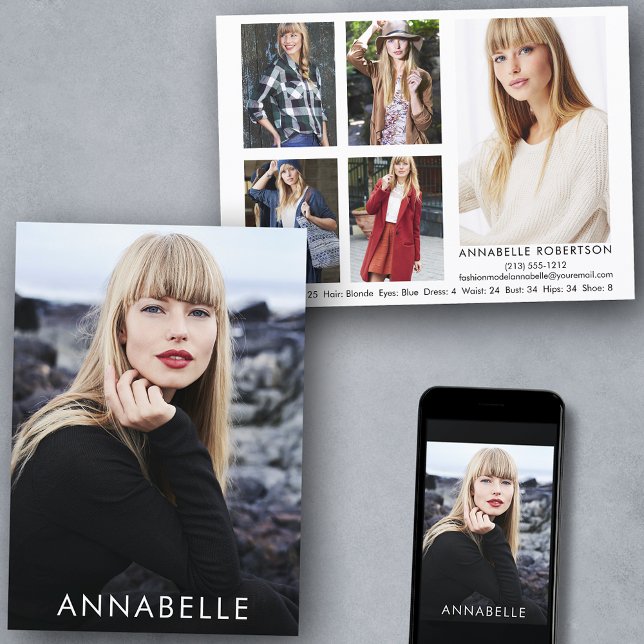 Convites Placa Comp Modelo Moderno de Modelagem de Moda 6 F (Customize to change background color, text size or text style. Available for prints and download.)