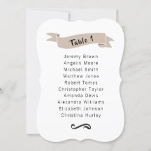 Placa de casamento simples.