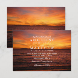 Convites Placa de Casamento Solar da Areia Tropical Moderna