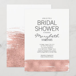 Convites Placa de Chá de panela de Cruzamento Dourada Rosa 