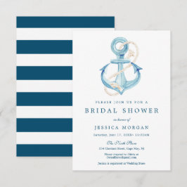 Convites Placa de Chá de panela Marinho náutica