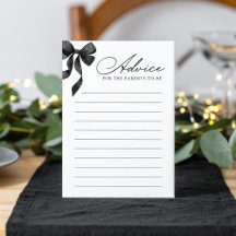 Placa de conselho do Chá de fraldas Arco preto