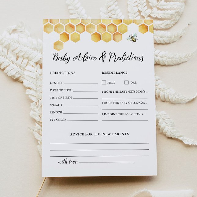 Convites Placa de Conselhos e Previsões do Chá de fraldas C (Criador carregado)