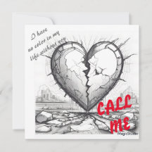 Placa de Coração Branca e Preto para Download AI