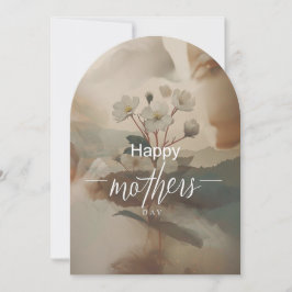 Convites Placa de Dia de as mães minimalista