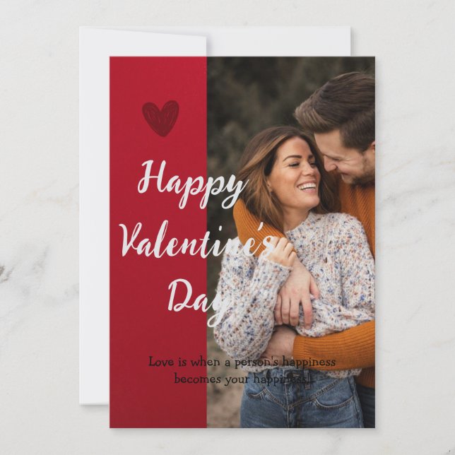 Convites Placa de dia de os namorados (Frente)