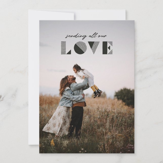 Convites Placa de Dia de os namorados de Sobreposição Geo L (Frente)