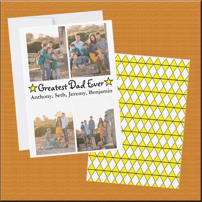 Convites Placa de Dia de os pais de 4 Fotografias Mais Alta (Criador carregado)