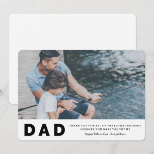 Convites Placa de Dia de os pais de Lições Extraordinári