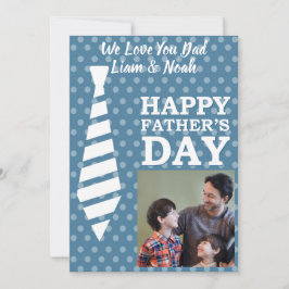 Convites Placa de Dia de os pais do Instagram Photo Tie LT 