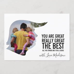 Convites Placa de Dia de os pais engraçada