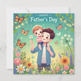 Convites Placa de Dia de os pais Feliz